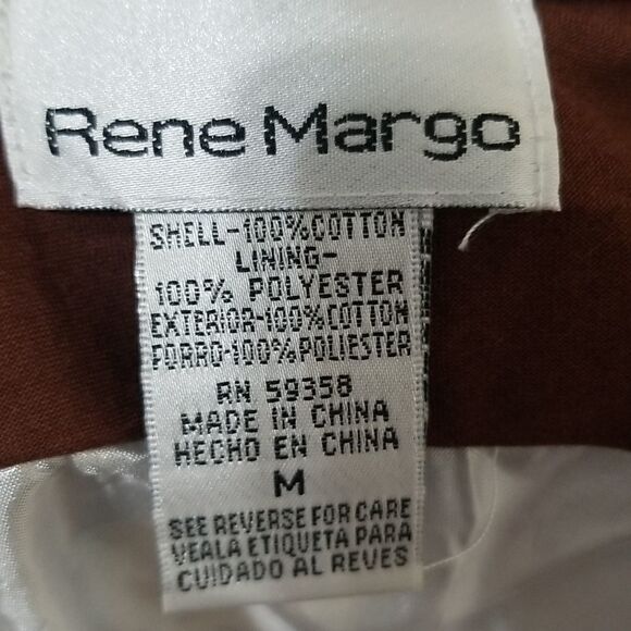Rene Margo Blue and Brown Multicolored Skirt Sz Medium - Picture 6 of 6